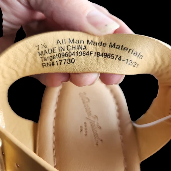 NEW Universal Thread Alba Sandals Size 7.5 - Picture 3 of 4